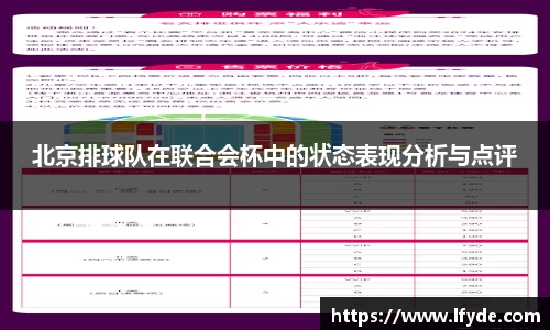 北京排球队在联合会杯中的状态表现分析与点评