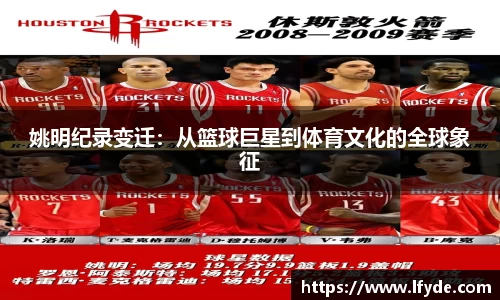 姚明纪录变迁：从篮球巨星到体育文化的全球象征